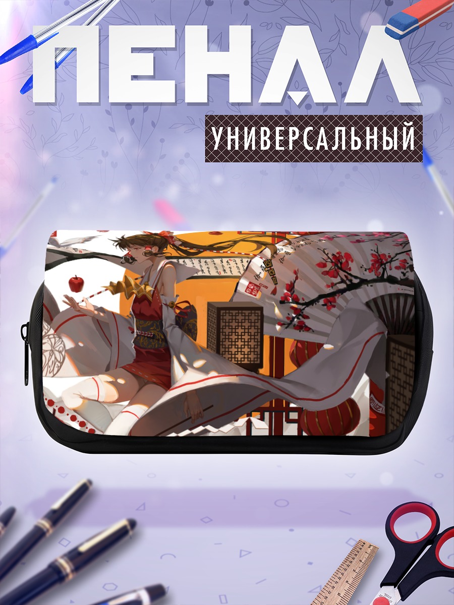 Пенал-косметичка Рейму Хакурей в сакуре