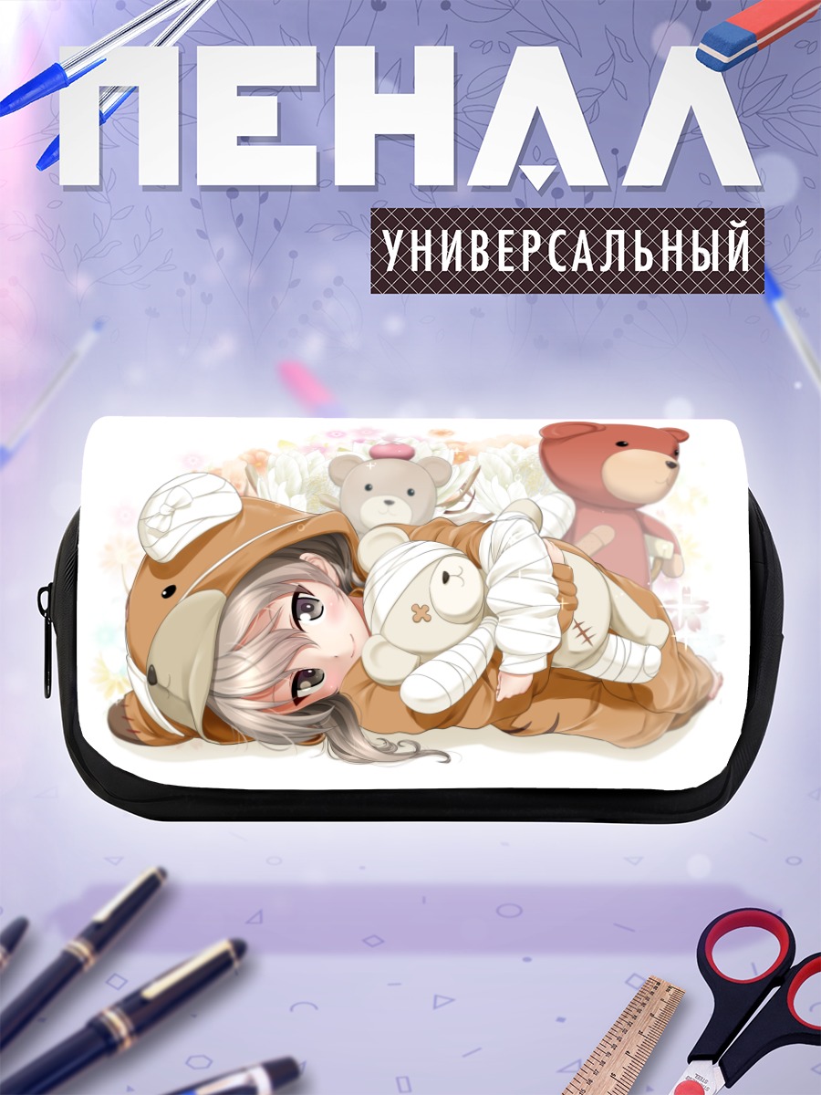 Пенал-косметичка Арису Шимада с мишками