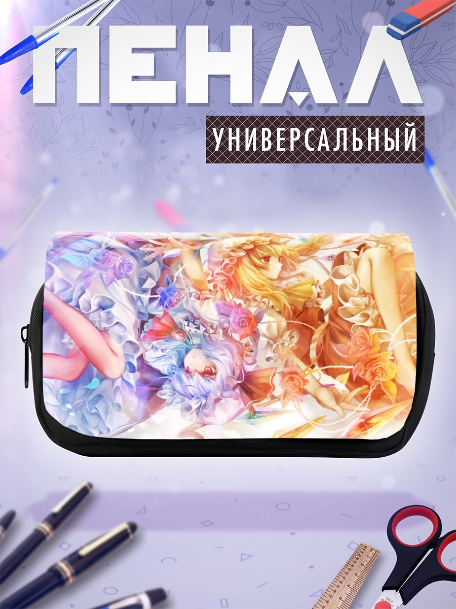 Пенал-косметичка Фландр Скарлет в цветах