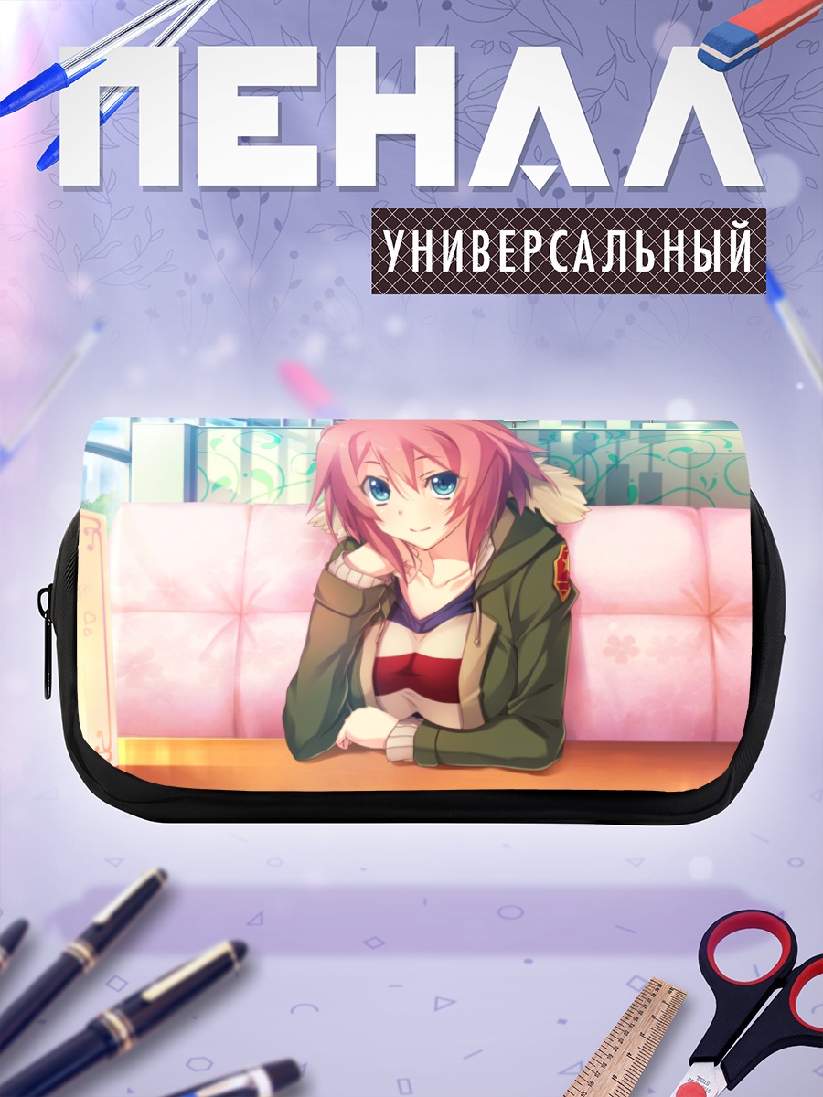 Пенал-косметичка Саяка Канзаки в кафе