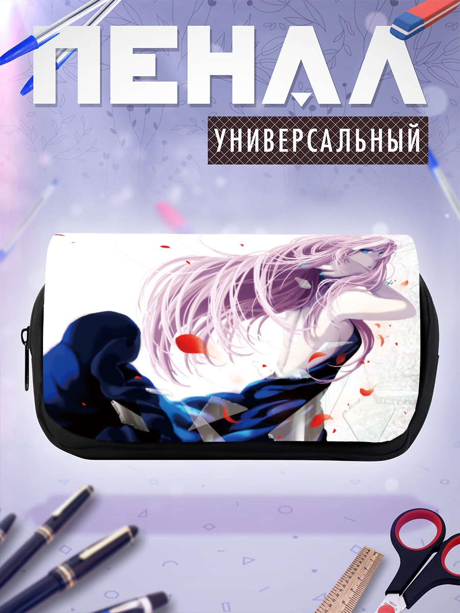 Пенал-косметичка Лука Мегурин в лепестках