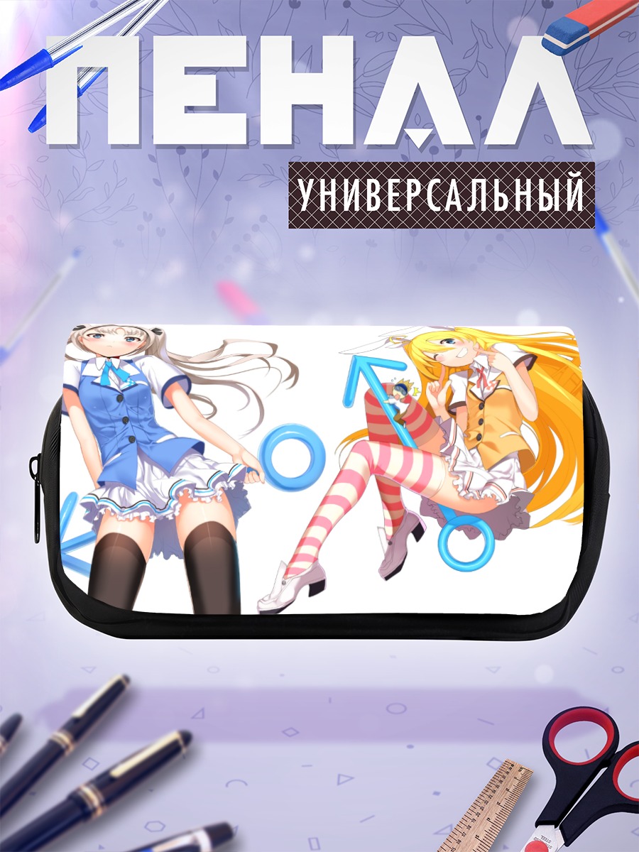 Пенал-косметичка Мику Хацунэ и подруга