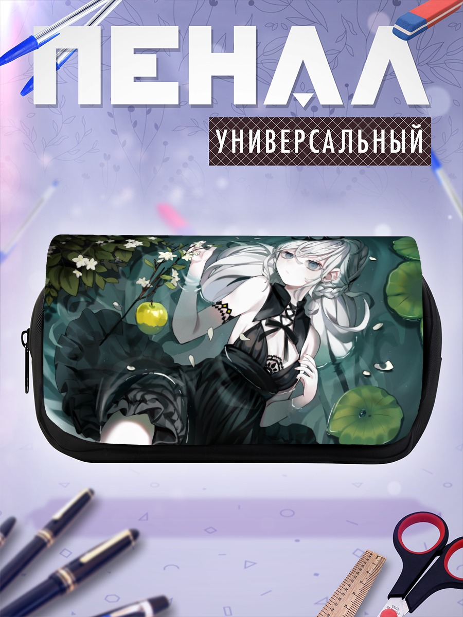 Пенал-косметичка Девушка с яблоком