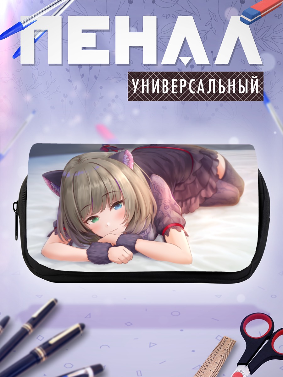 Пенал-косметичка Каэдэ Такагаки кошка