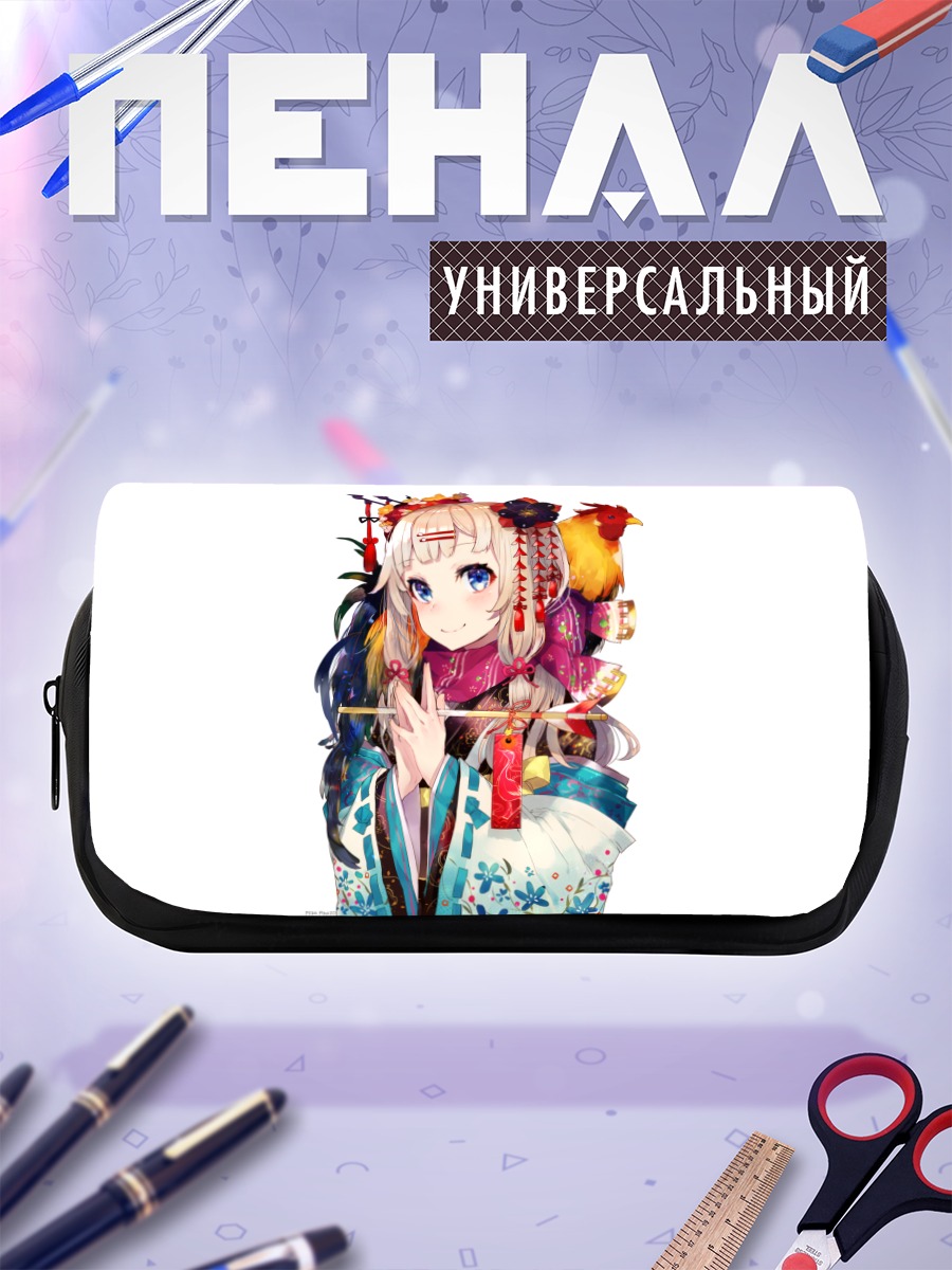 Пенал-косметичка Девушка в кимоно