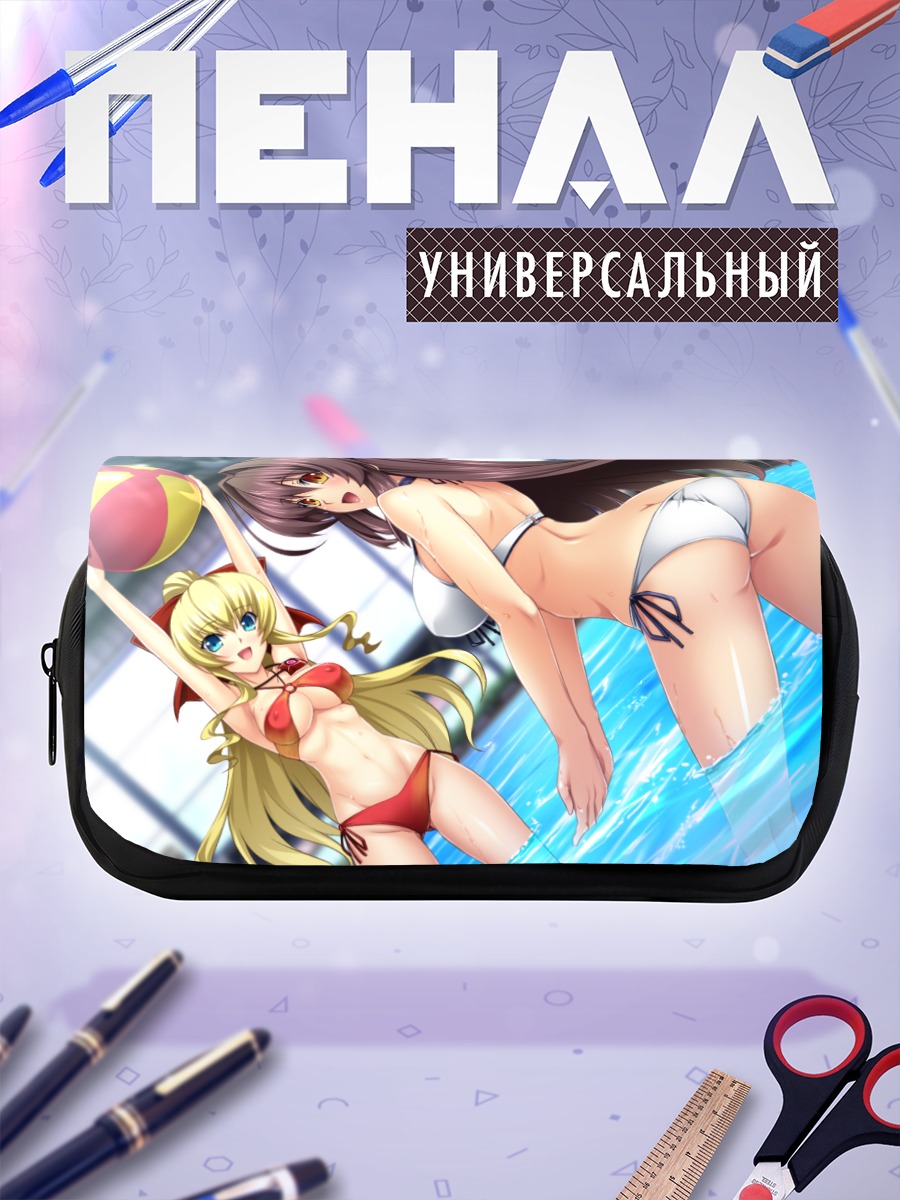 Пенал-косметичка Эксутия и Марина в бассейне