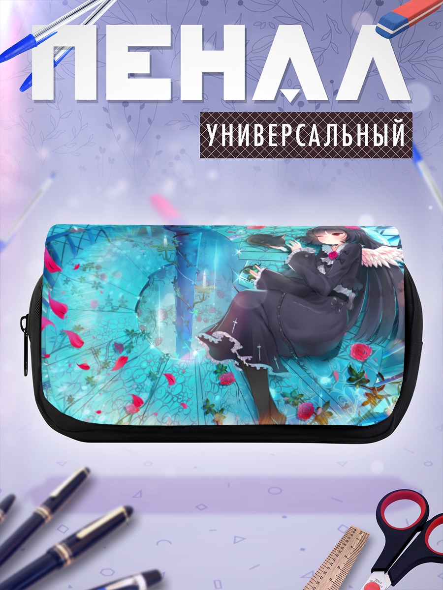 Пенал-косметичка Рури Гоко в лепестках