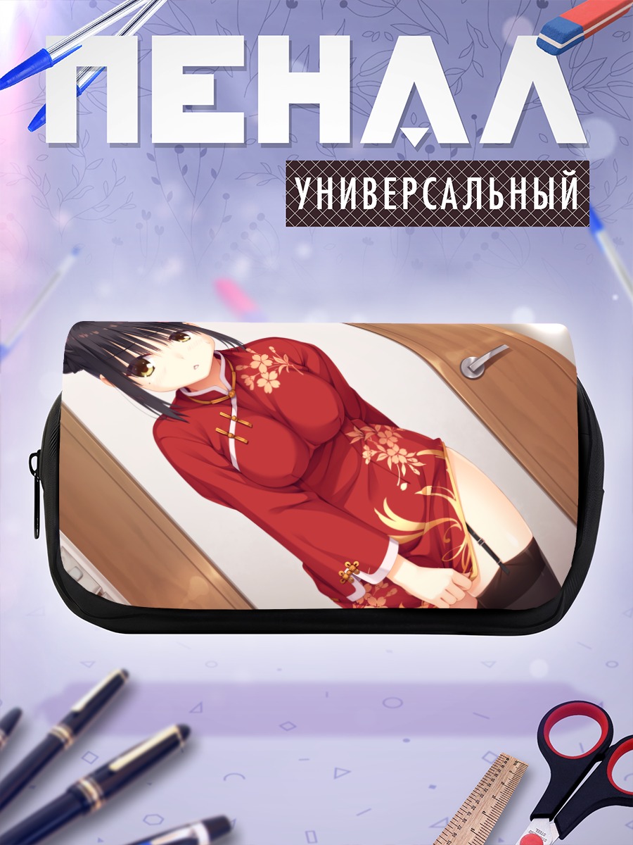 Пенал-косметичка Шики Нацумэ в красном