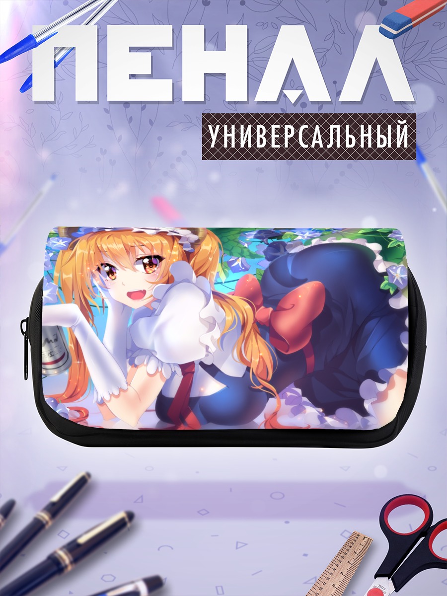 Пенал-косметичка Тору в цветах