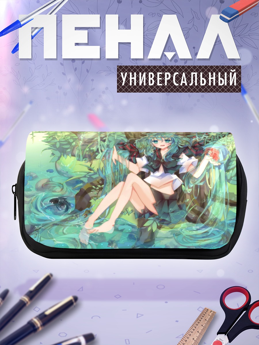 Пенал-косметичка Мику Хацунэ в лесу