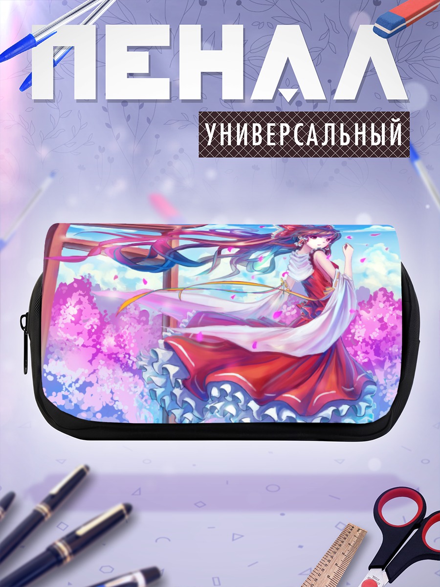 Пенал-косметичка Рейму Хакурэй в сакуре