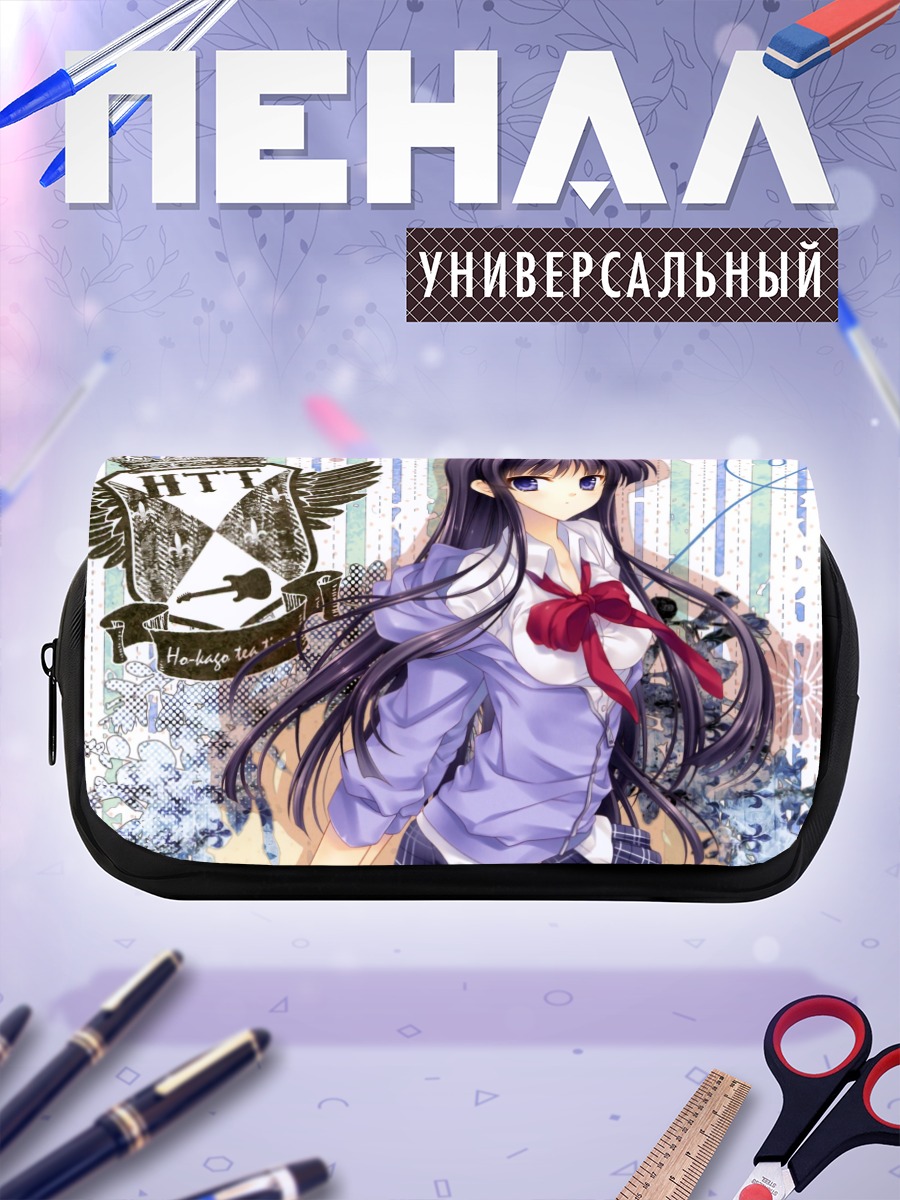 Пенал-косметичка Мио Акияма в цветах