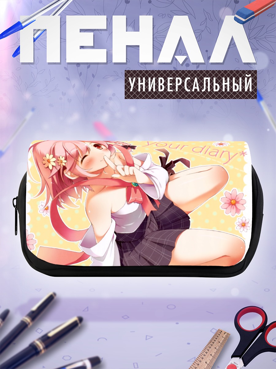 Пенал-косметичка Юа в цветах