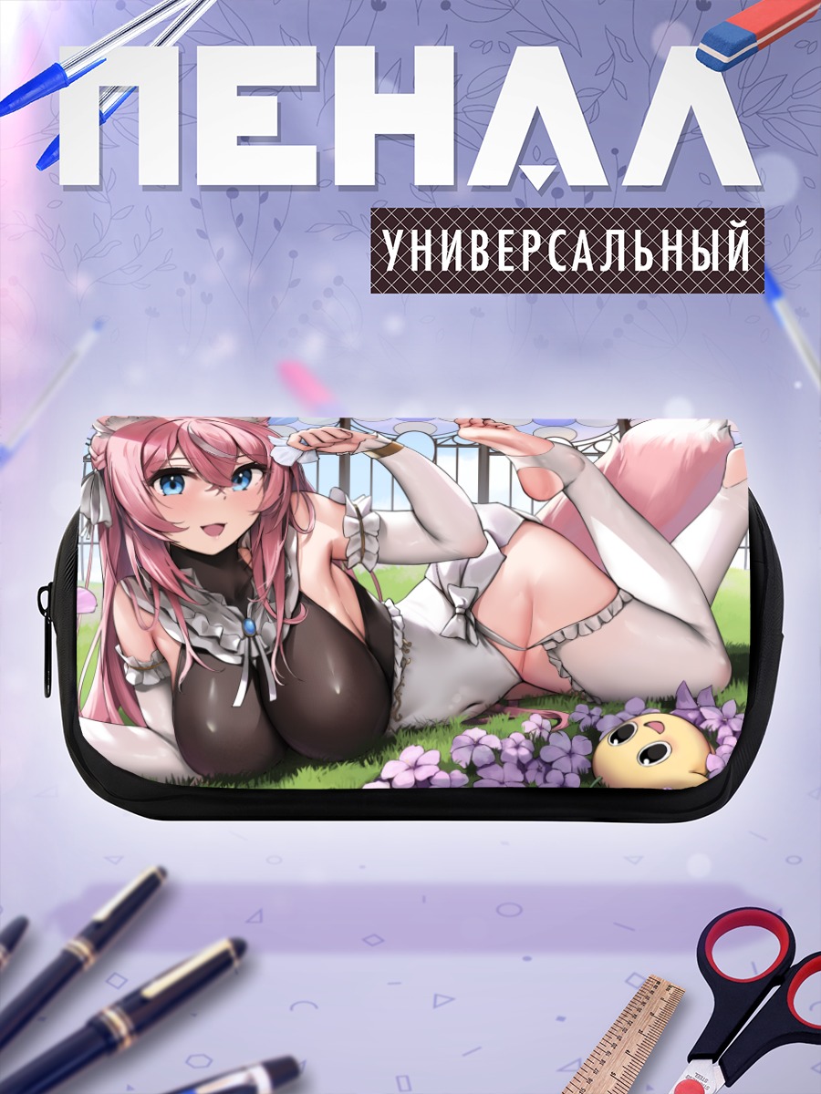 Пенал-косметичка Юнихо в цветах
