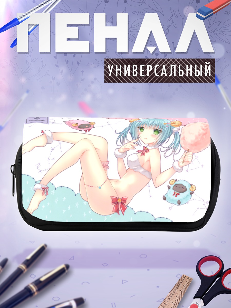Пенал-косметичка Мику Хацунэ овечка