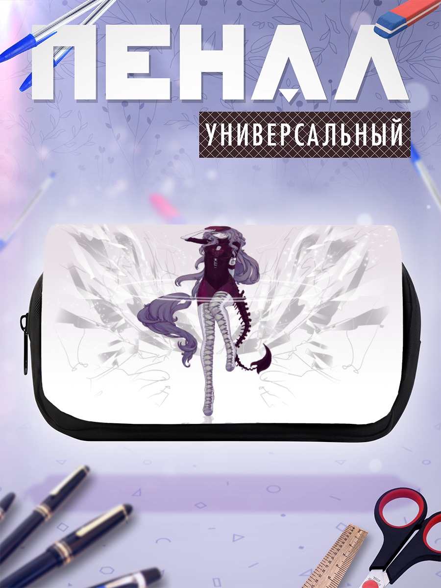 Пенал-косметичка Девушка в берете