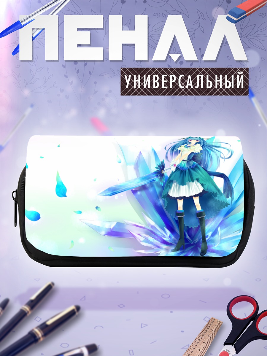Пенал-косметичка Мику Хацунэ с мечом