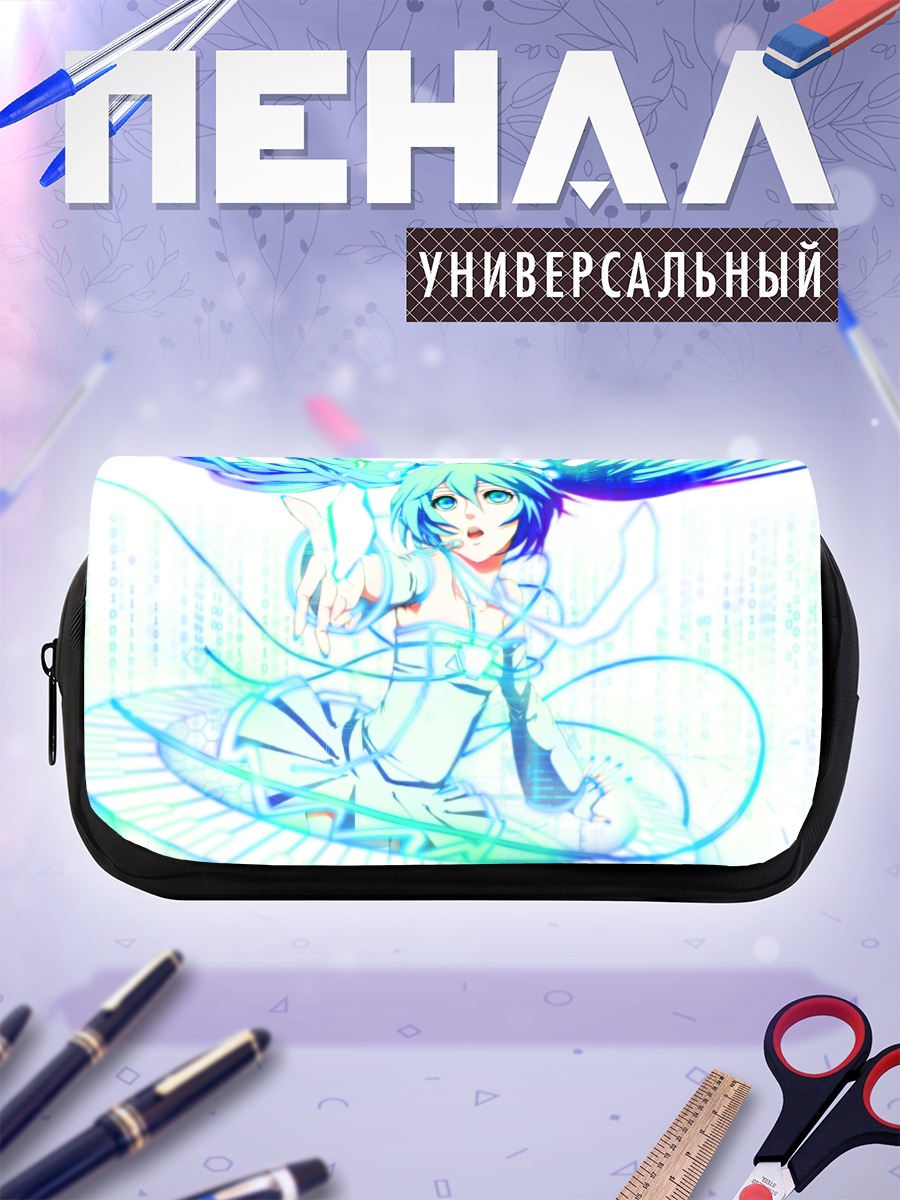 Пенал-косметичка Мику Хацунэ в сиянии