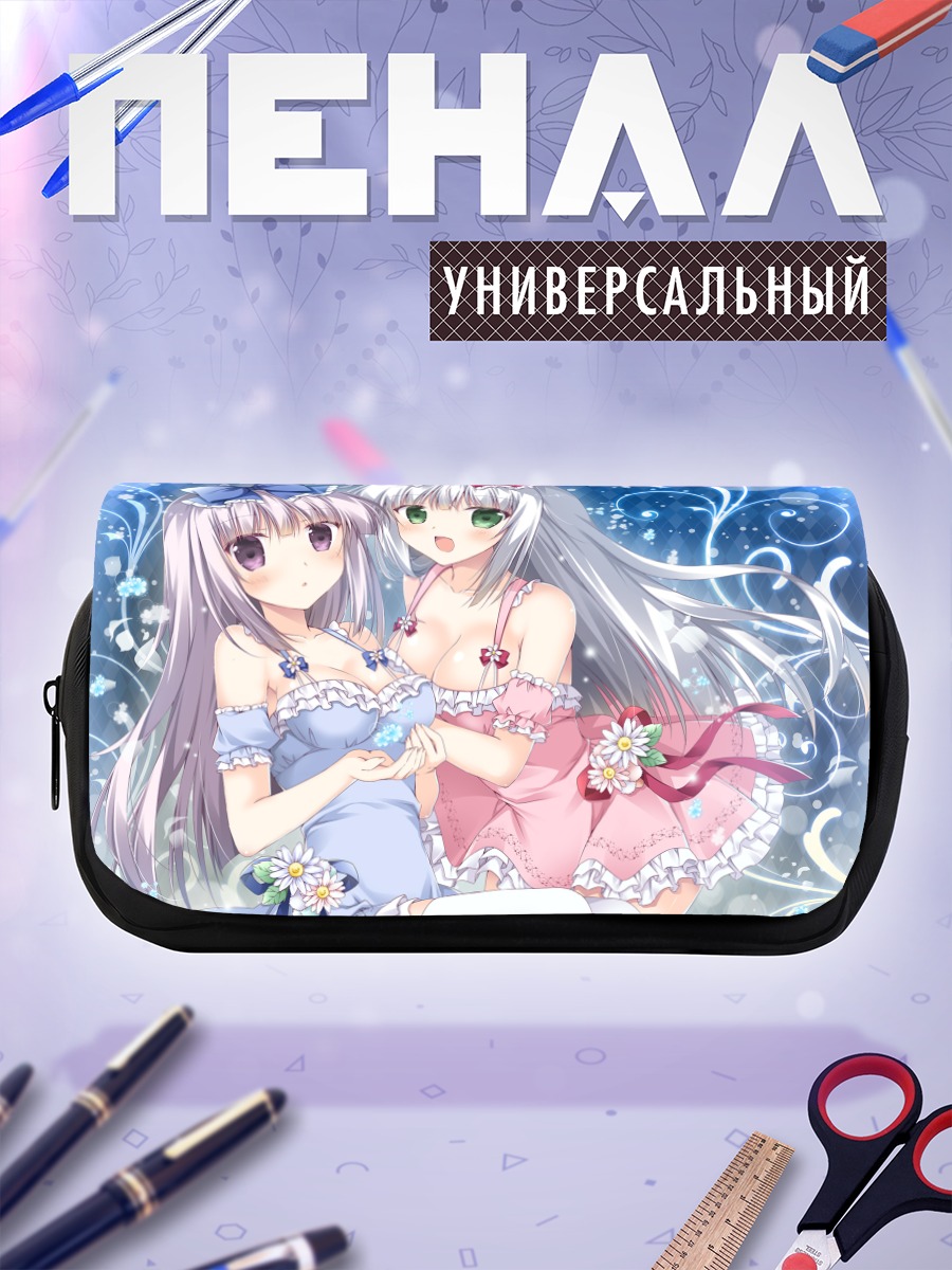 Пенал-косметичка Девушки в цветах