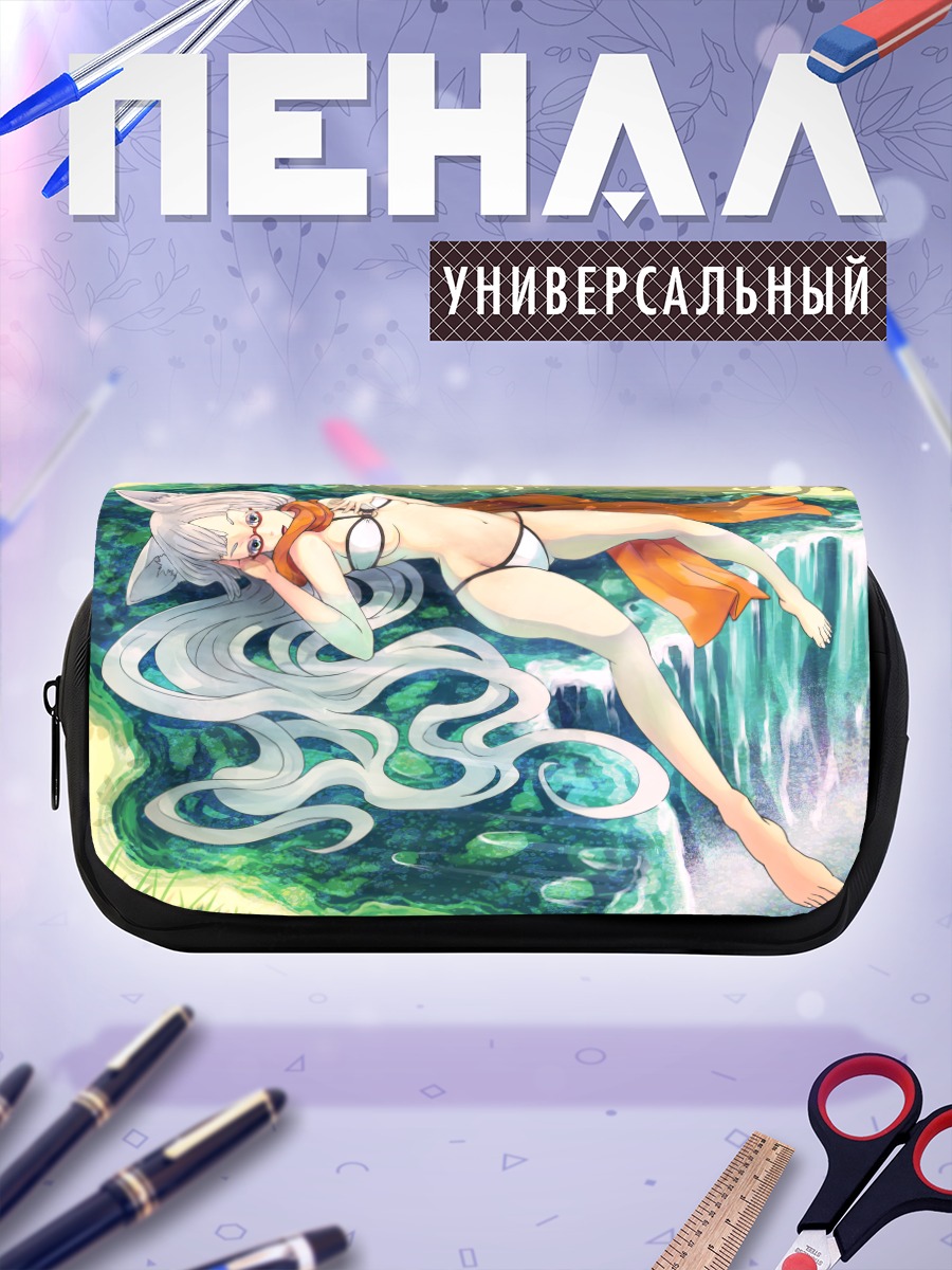 Пенал-косметичка Девушка-лиса в бикини