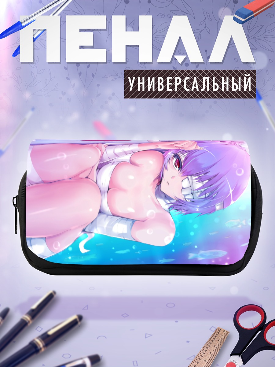 Пенал-косметичка Рей Аянами в воде