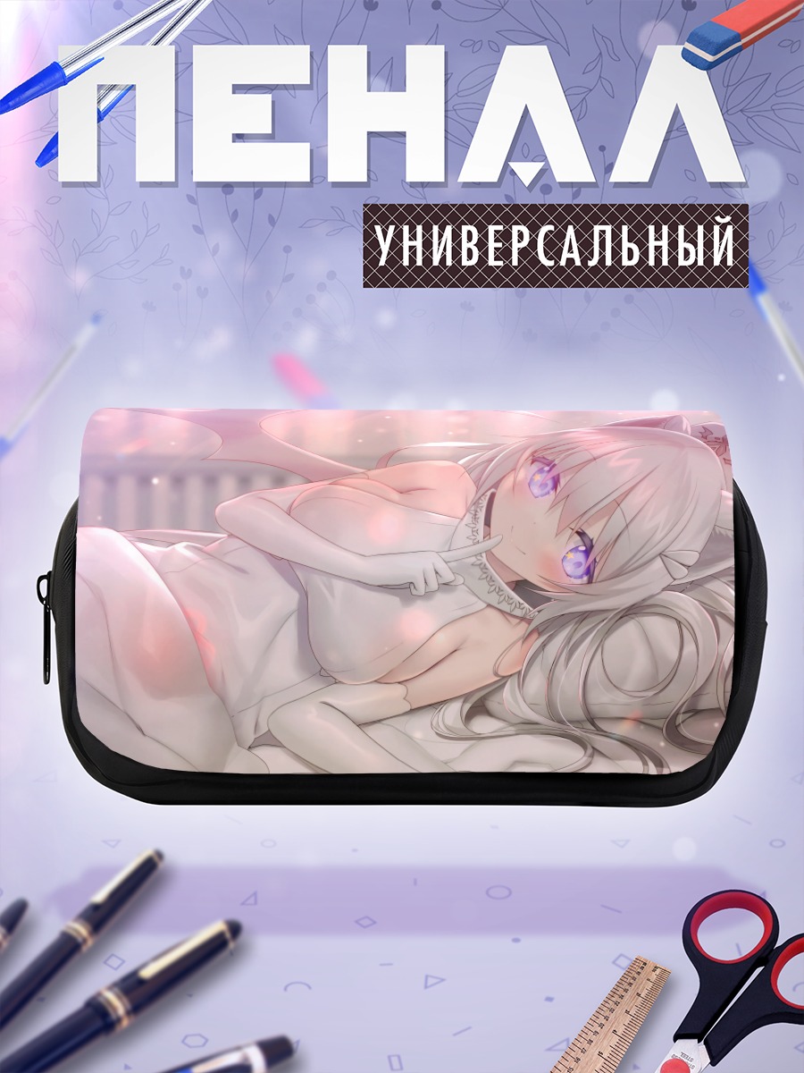 Пенал-косметичка Девушка с ушками