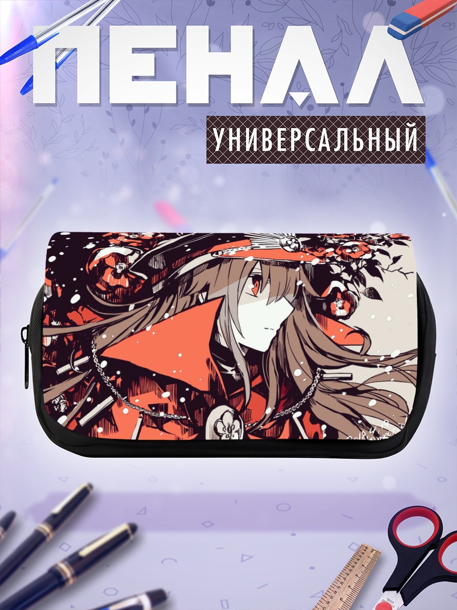 Пенал-косметичка Ода Нобунага в цветах