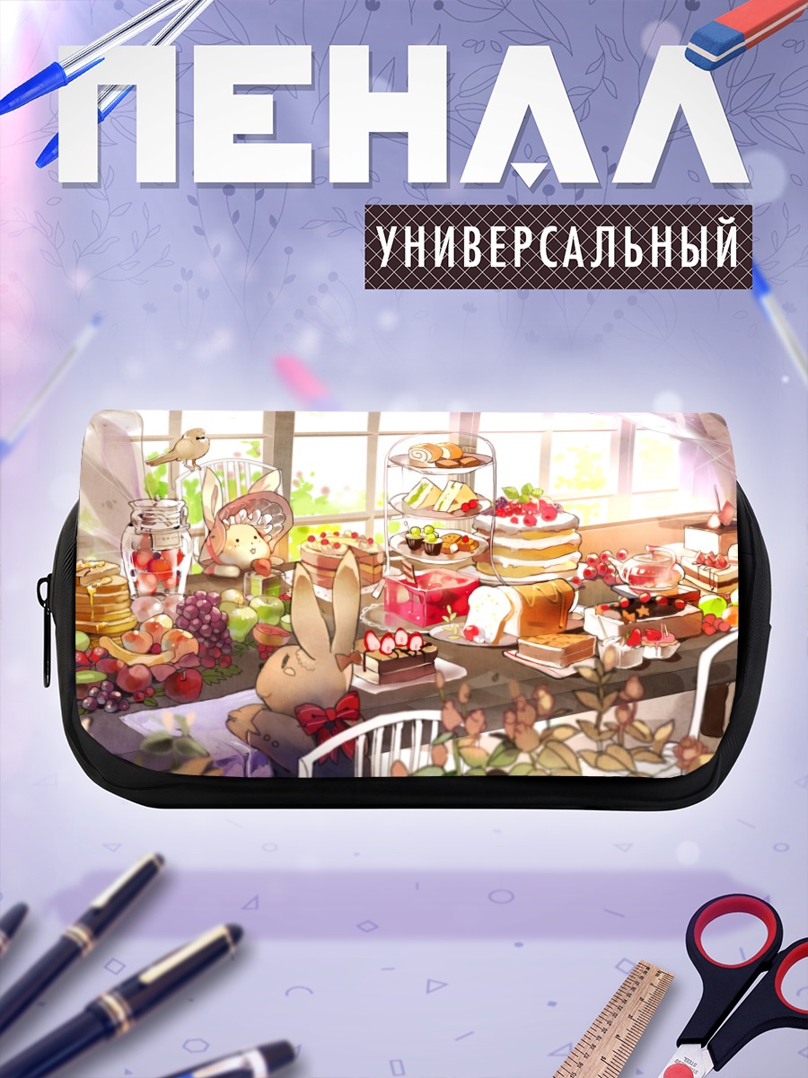 Пенал-косметичка Мику Хацунэ на пикнике