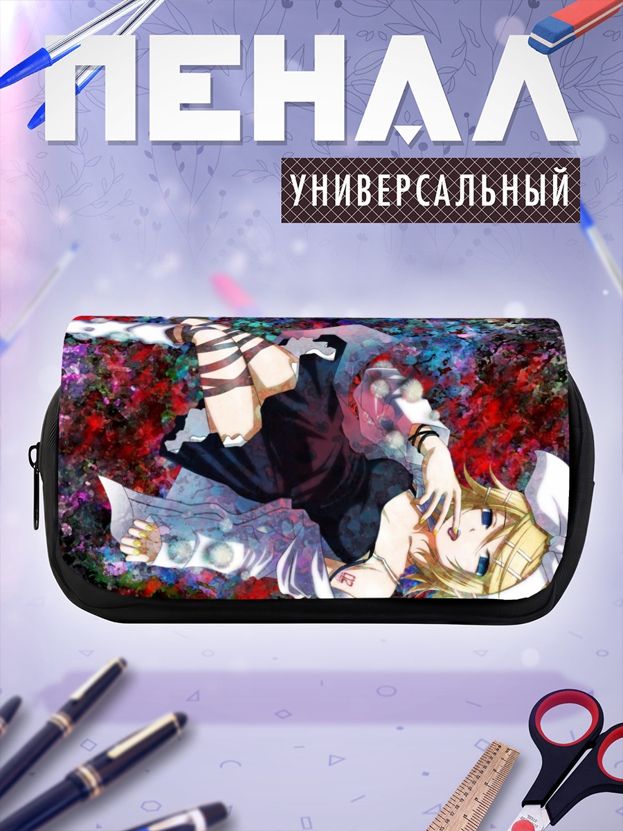Пенал-косметичка Рин Кагамин в цветах
