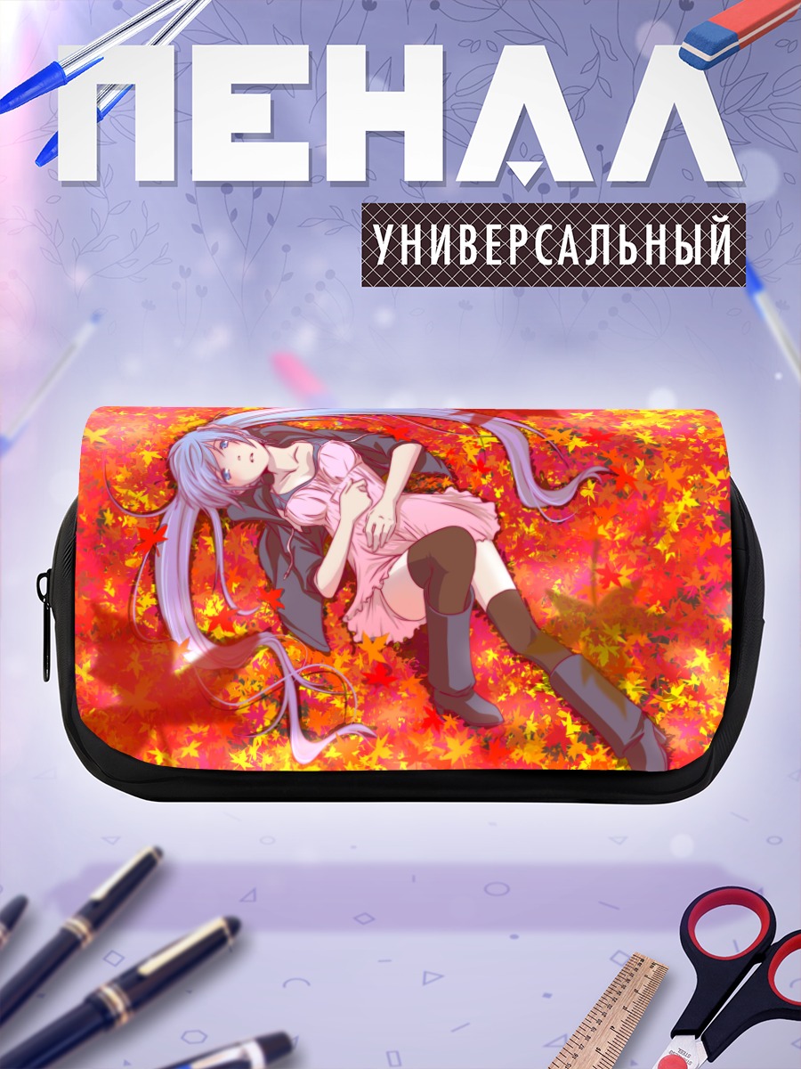 Пенал-косметичка Мику Хацунэ в кленах