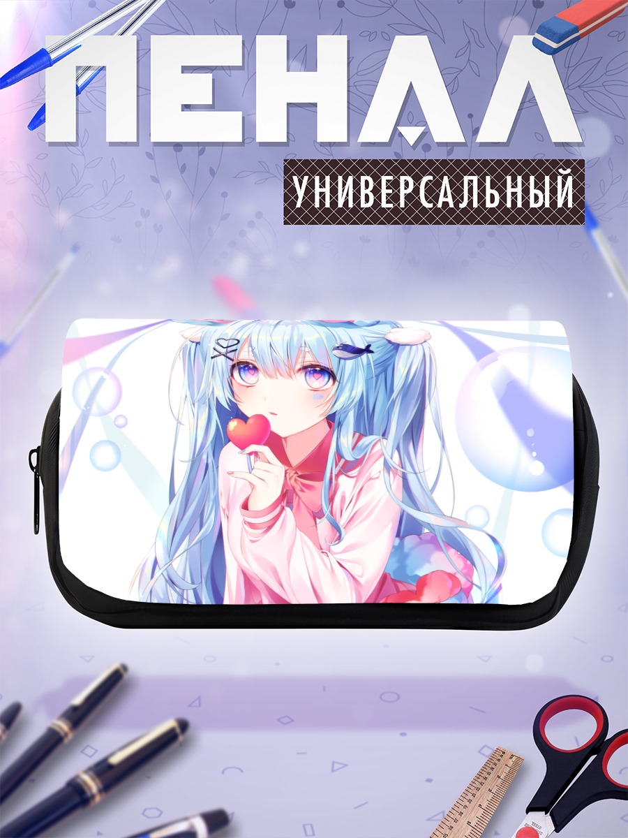 Пенал-косметичка Мику Хацунэ зайка
