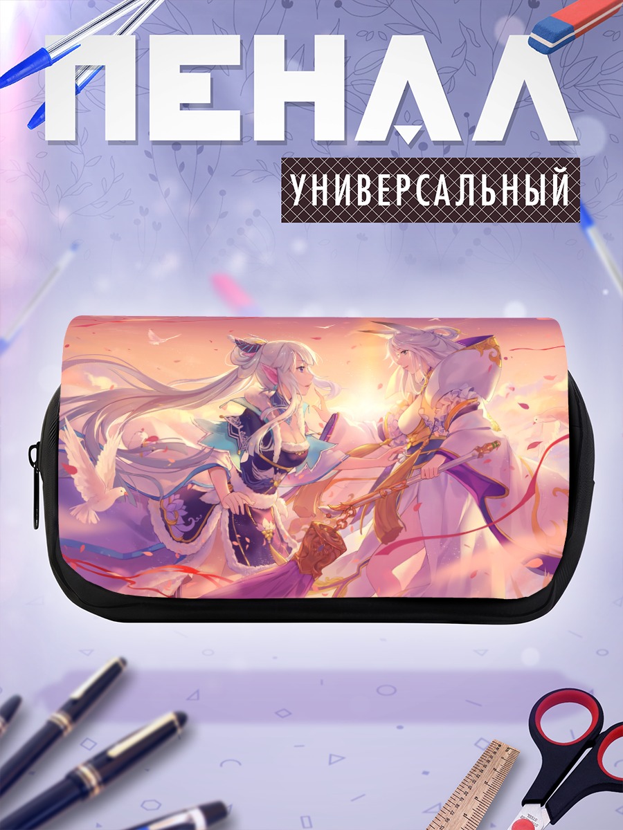 Пенал-косметичка Девушки с птицами