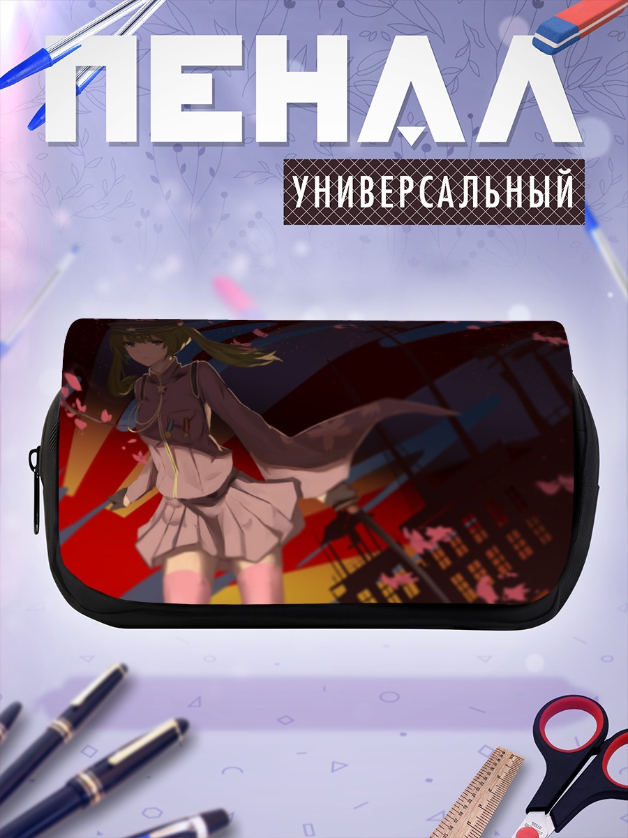 Пенал-косметичка Мику Хацунэ в сакуре