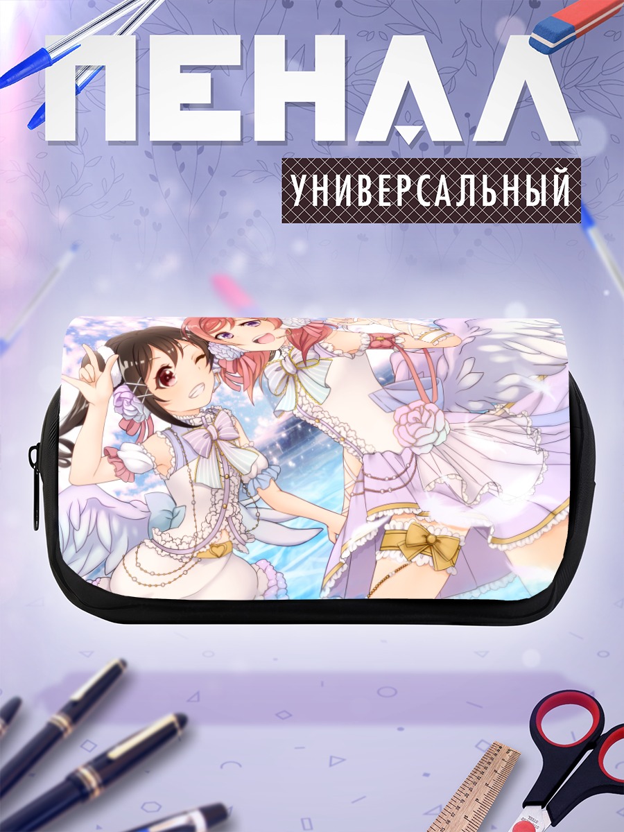 Пенал-косметичка Маки и Нико в ангельском