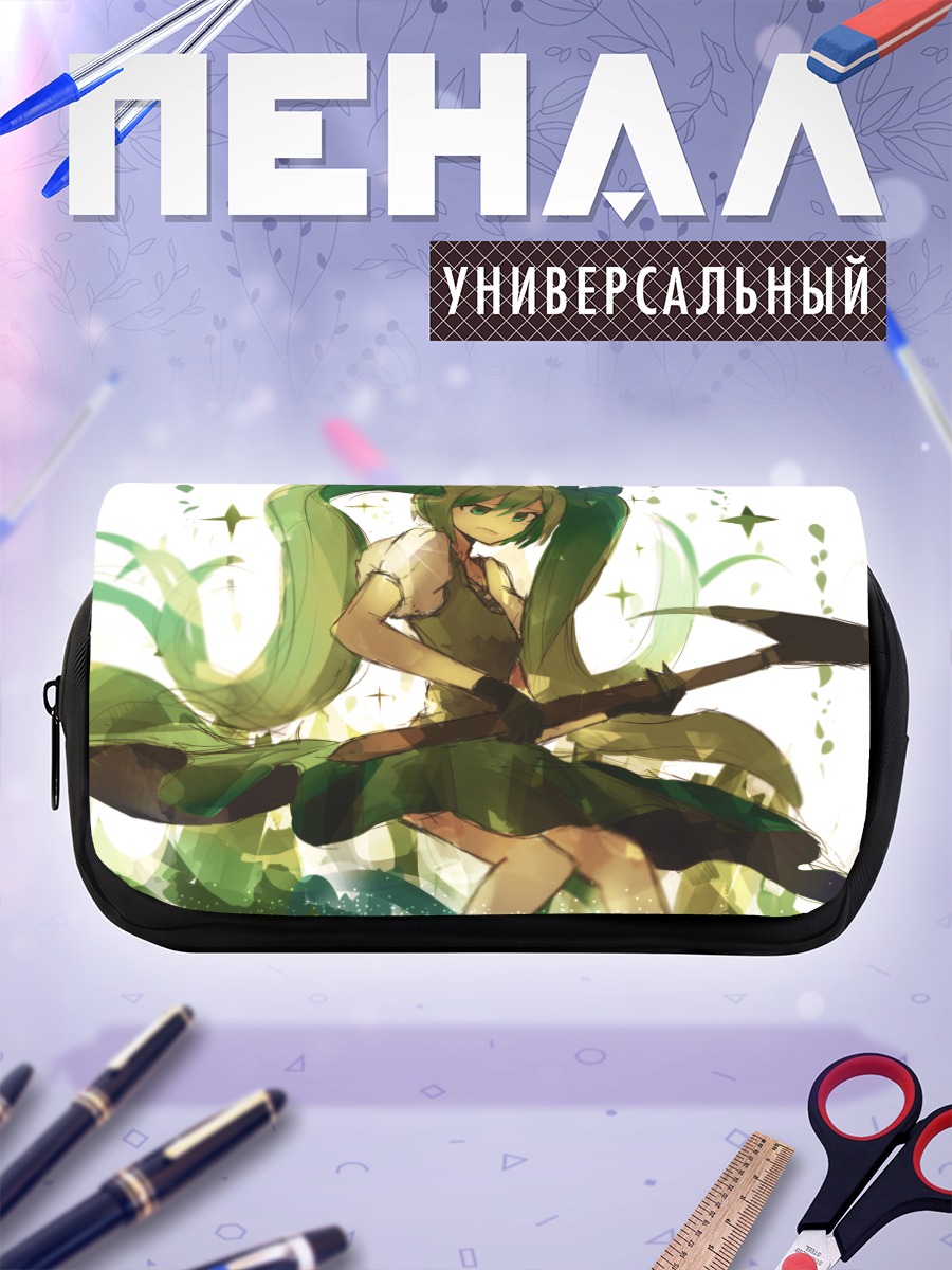 Пенал-косметичка Мику Хацунэ с косой