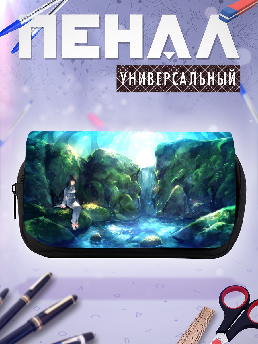 Пенал-косметичка Хацунэ Хирасака в лесу