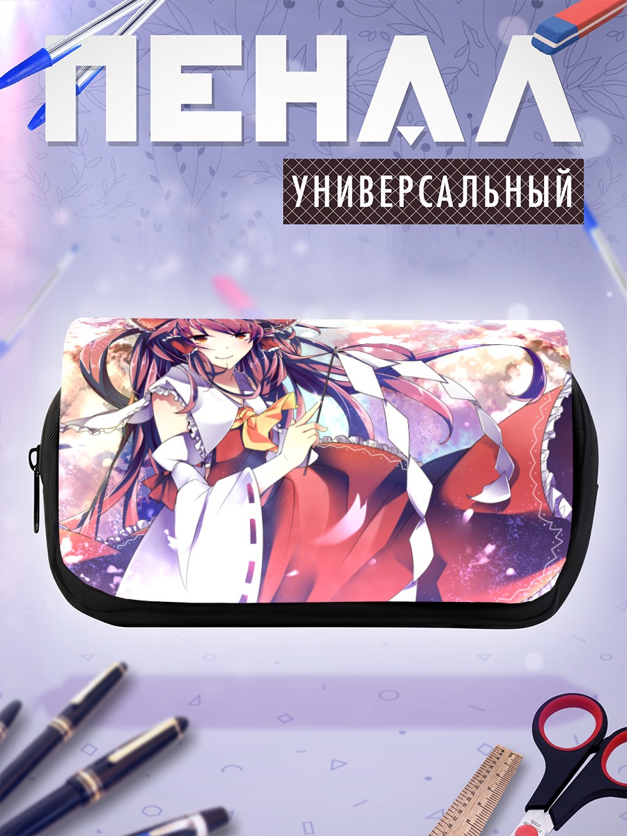 Пенал-косметичка Рейму Хакурэй в цветах