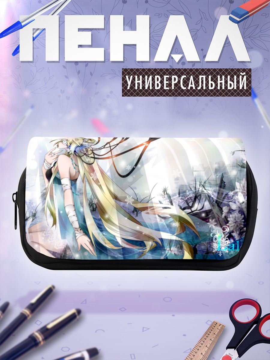 Пенал-косметичка Лили в цветах