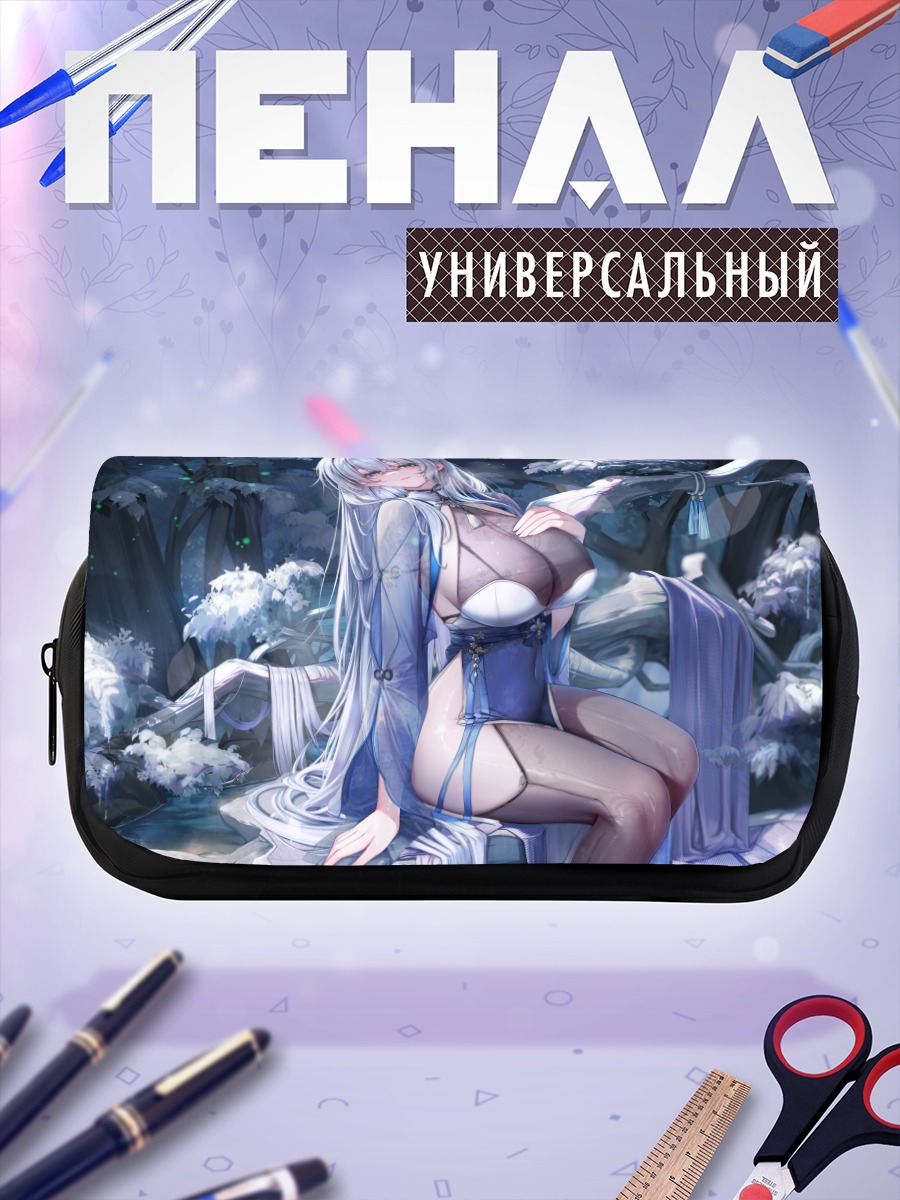 Пенал-косметичка Девушка в лесу