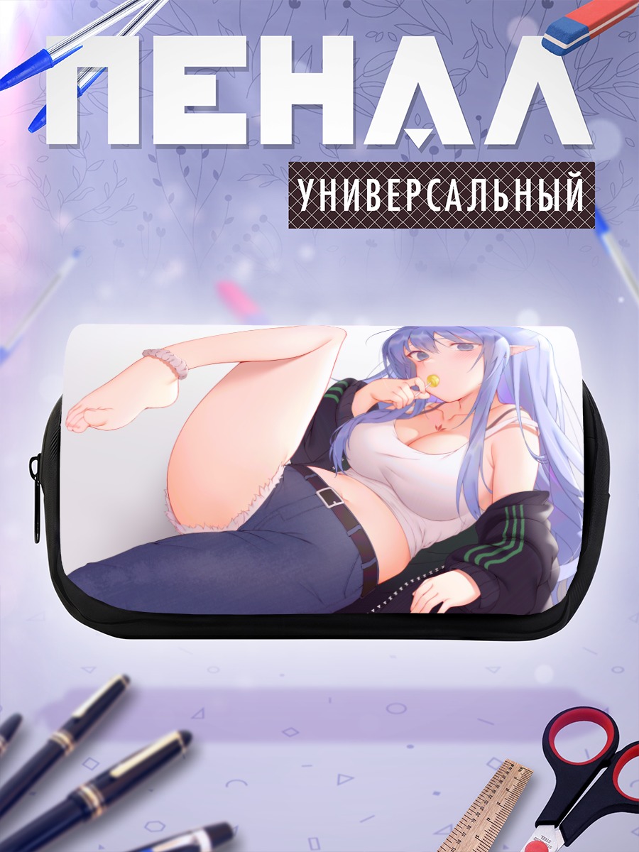 Пенал-косметичка Девушка с леденцом