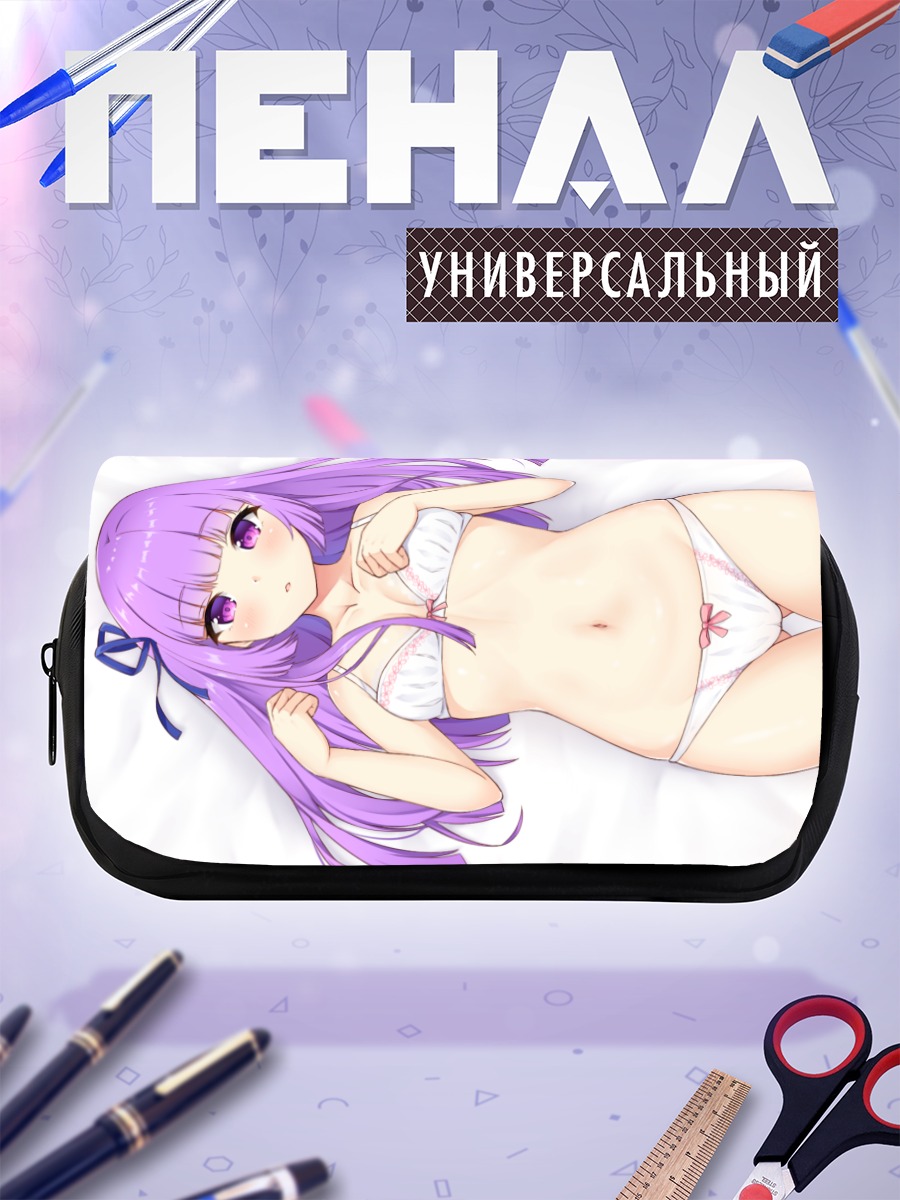 Пенал-косметичка Сумирэ Хиками в белом