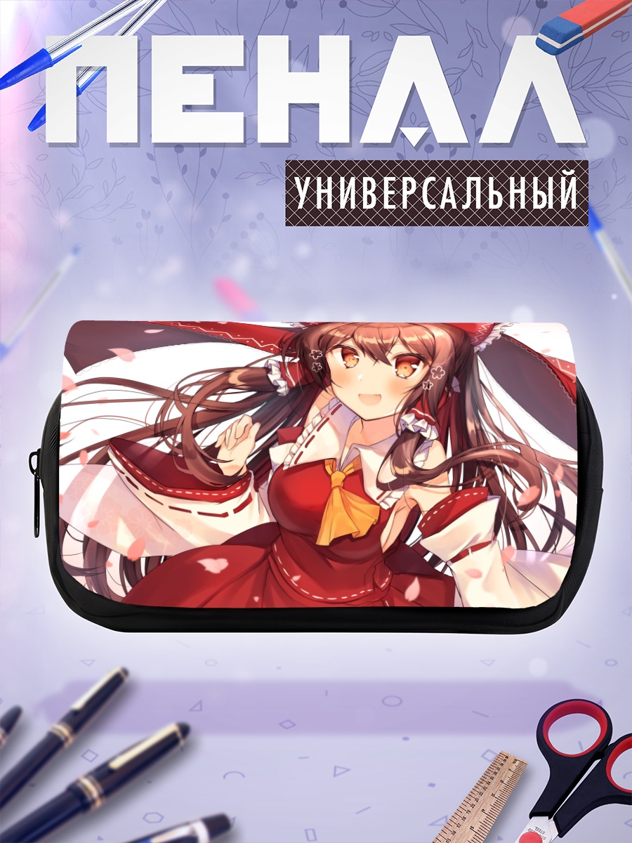 Пенал-косметичка Рейму Хакурэй в лепестках