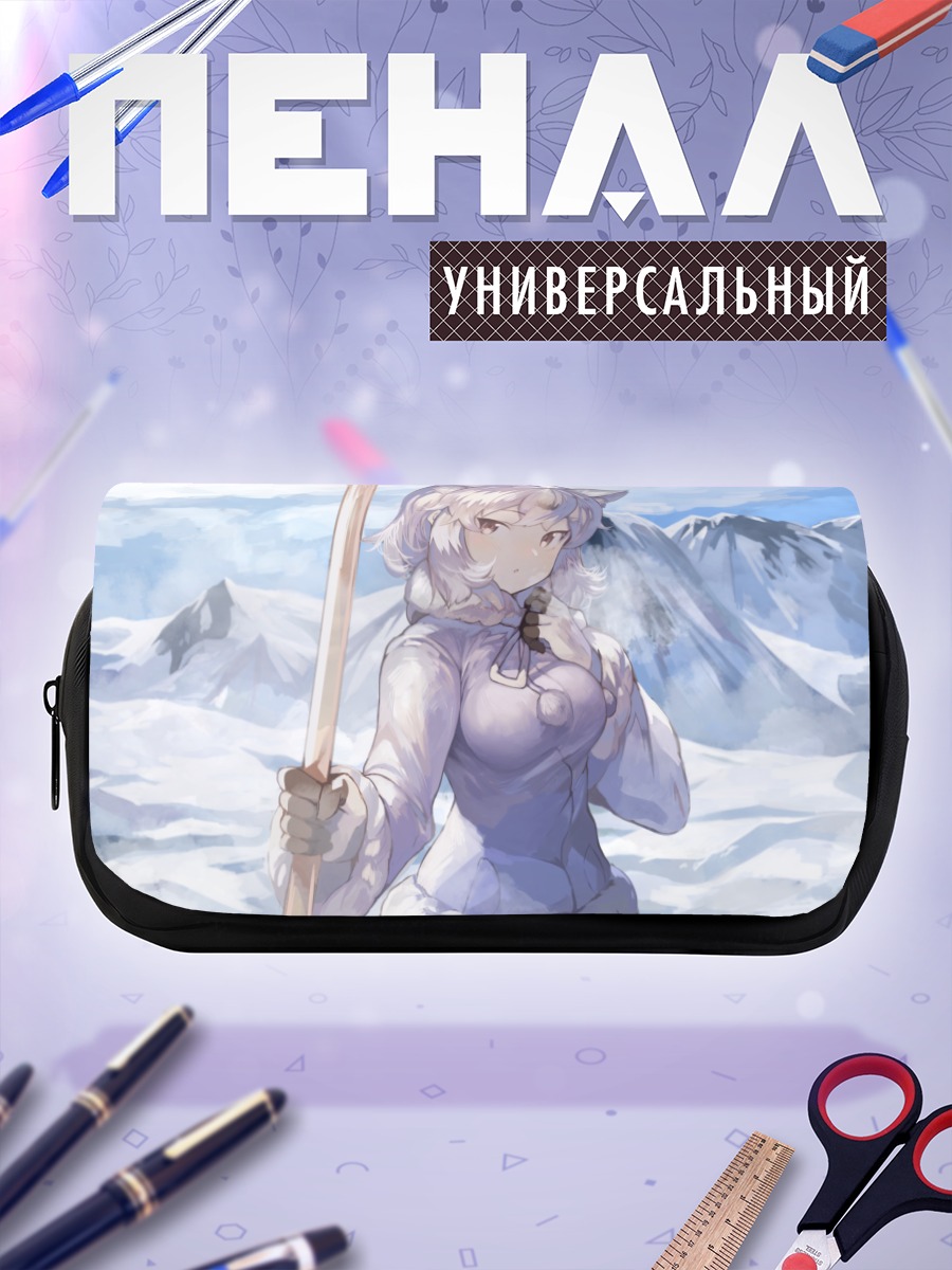 Пенал-косметичка Полярный медведь в снегах