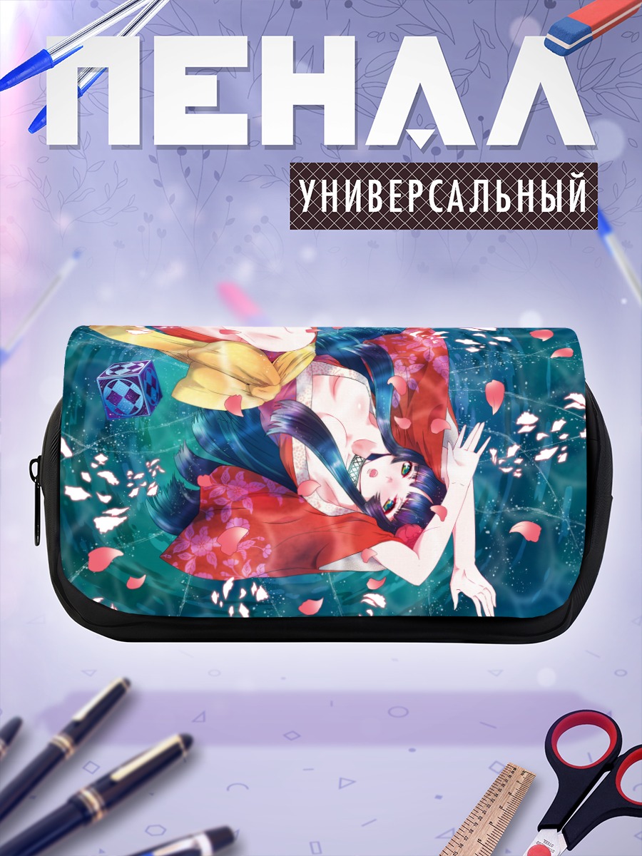 Пенал-косметичка Сакуя Инугами в лепестках