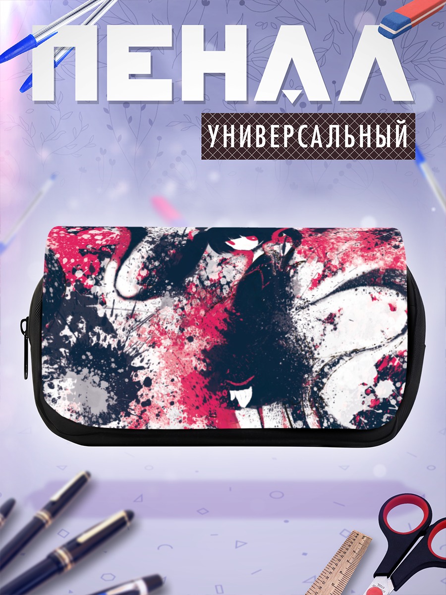 Пенал-косметичка Мику Хацунэ в брызгах