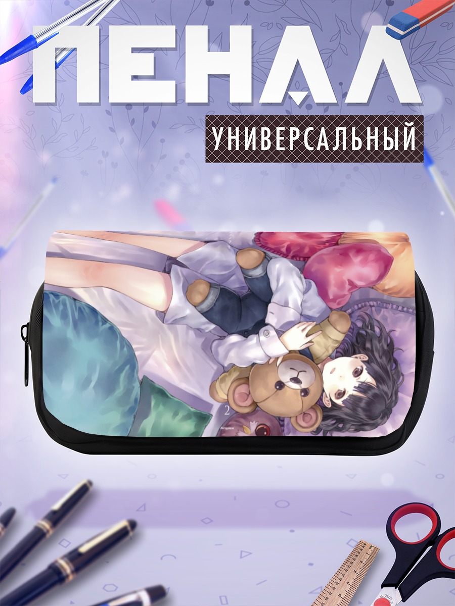 Пенал-косметичка Куреха Суминоя с мишкой