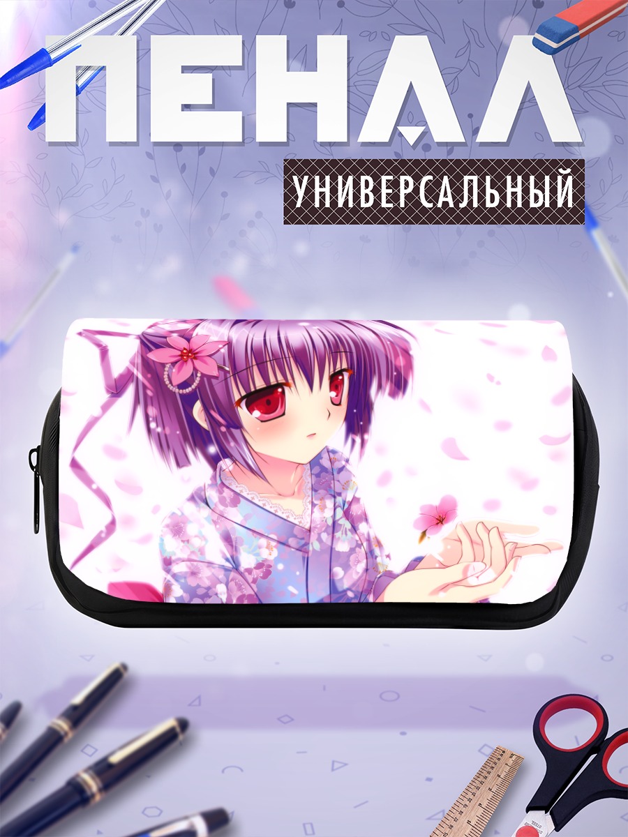Пенал-косметичка Девушка в кимоно