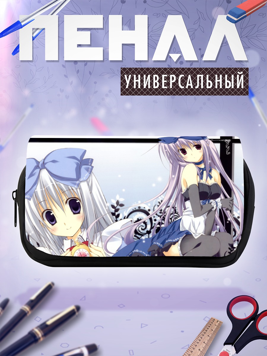 Пенал-косметичка Девушки в бантах