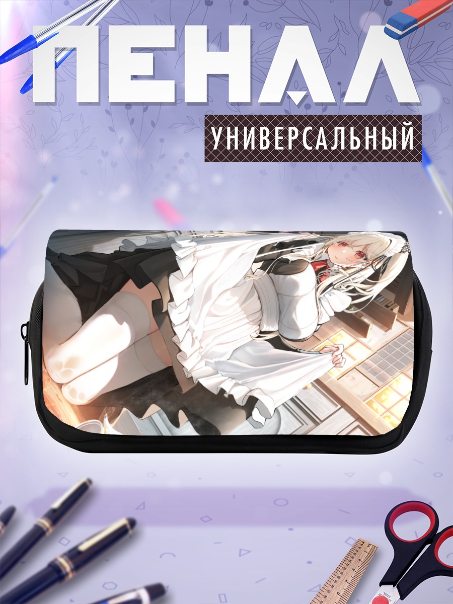 Пенал-косметичка Горничная с бантом