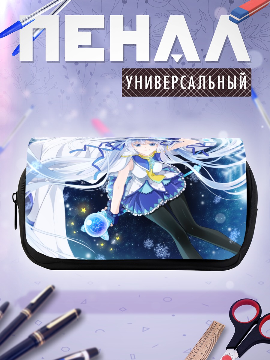 Пенал-косметичка Мику Хацунэ Зимняя сказка